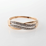 Кольцо золото 585, общий вес - 1.56 г, чистый вес - 1.34 г