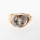 Кольцо золото 585, общий вес - 2.86 г, чистый вес - 2.313 г