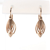 Серьга золото 583, общий вес - 1.6 г, чистый вес - 1.6 г