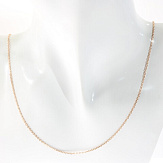 Цепь золото 585, общий вес - 3.02 г, чистый вес - 3.02 г, 56 см