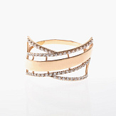 Кольцо золото 585, общий вес - 1.89 г, чистый вес - 1.31 г