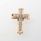 Крест золото 585, общий вес - 2.1 г, чистый вес - 1.956 г