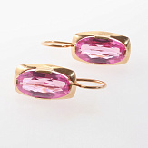 Серьга золото 583, общий вес - 2.71 г, чистый вес - 1.288 г