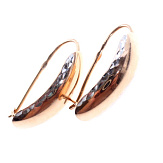 Серьга золото 585, общий вес - 0.805 г, чистый вес - 0.805 г