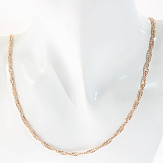 Цепь золото 585, общий вес - 4.86 г, чистый вес - 4.86 г, 63 см