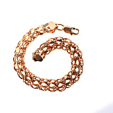 Браслет золото 585, общий вес - 15.71 г, чистый вес - 15.71 г, 22 см